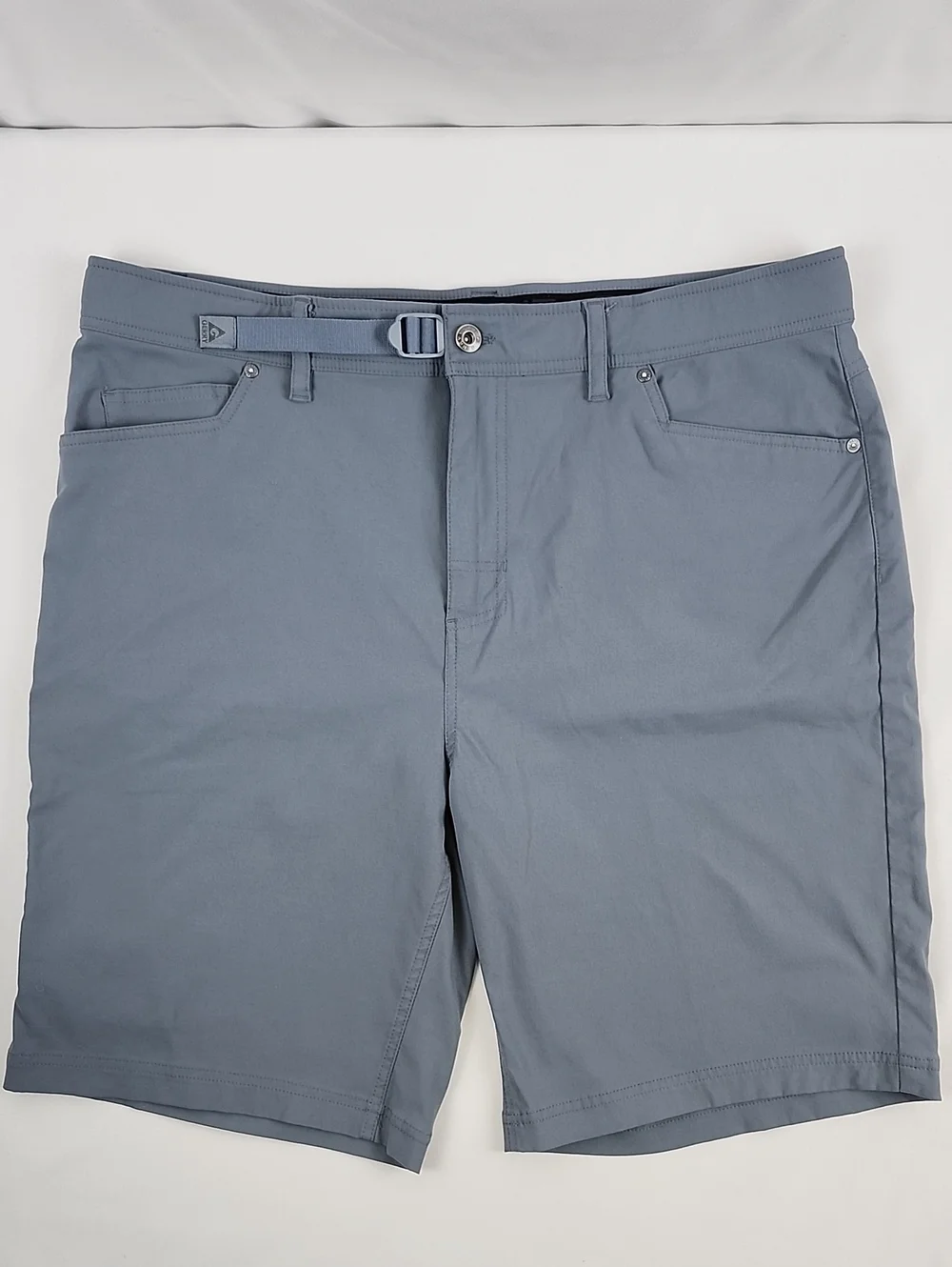 Gerry Mens Gray Outdoor Performance Hiking Shorts Size 38 Integrated Belt